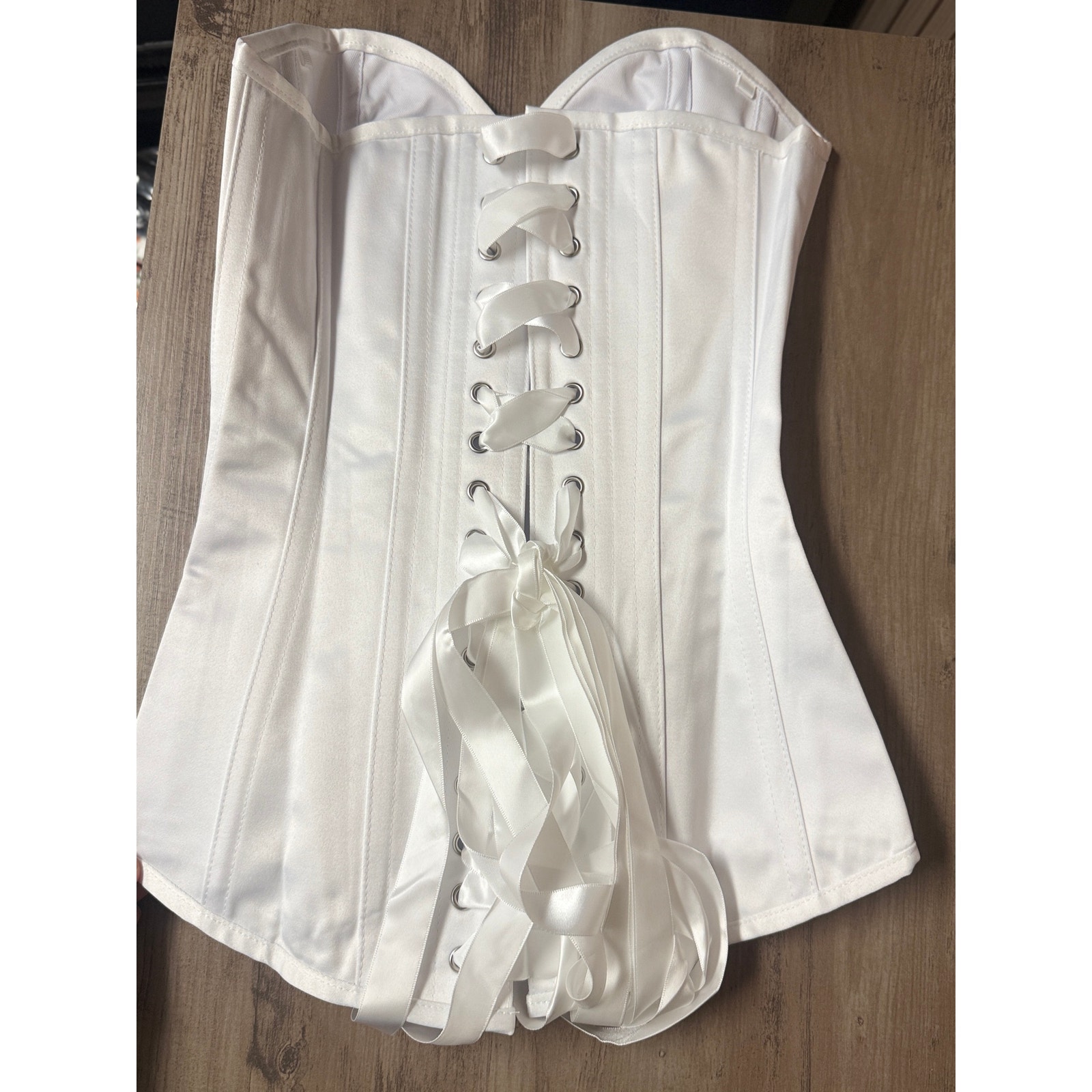 Corset Story Instant Shape Longline Overbust Corset White Uk 6 / Us 2 Nwt — image 3 of 8